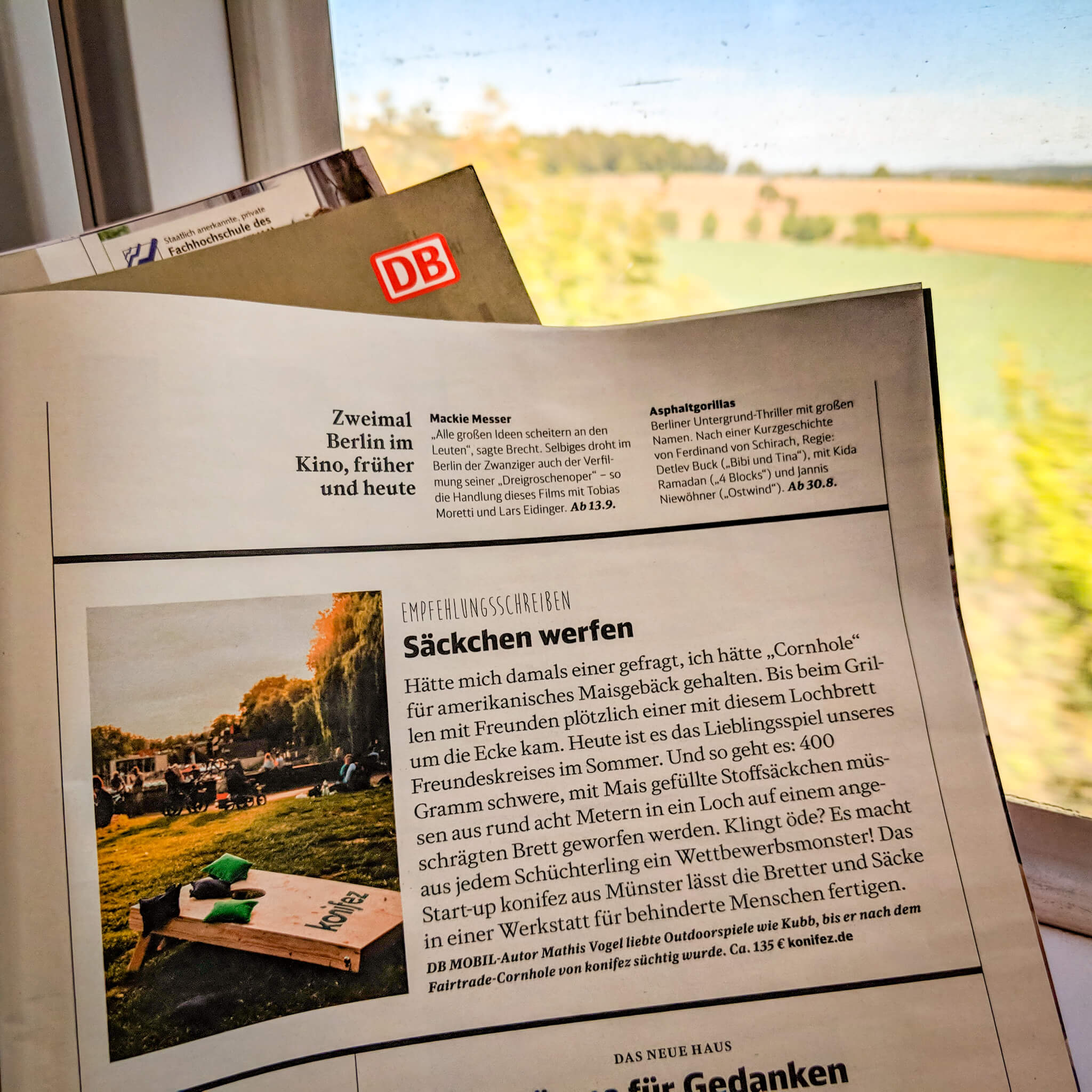 outdoor-spiel-outdoorspiel-für-draußen-cornhole-konifez-spiel-gartenspiel-gartenspielzeug-spielgerät-parkspiel-wurfspiel-hochzeitsspiel-event-kaufen-spielen-outdoor-db-mobil konifez als Outdoor-Spiel für draußen empfiehlt auch die Presse